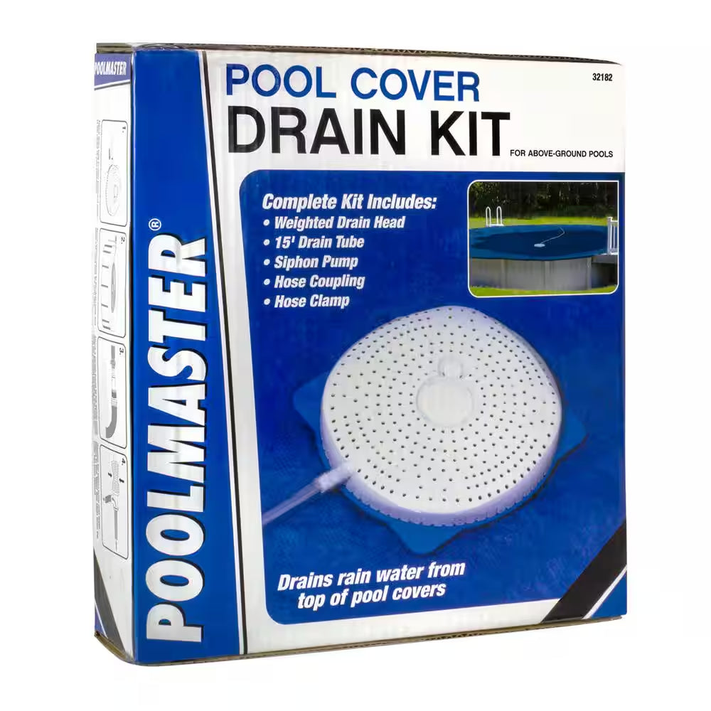 Swimming Pool Cover Drain Kit for Above Ground Pools – Efficient Water Removal System
