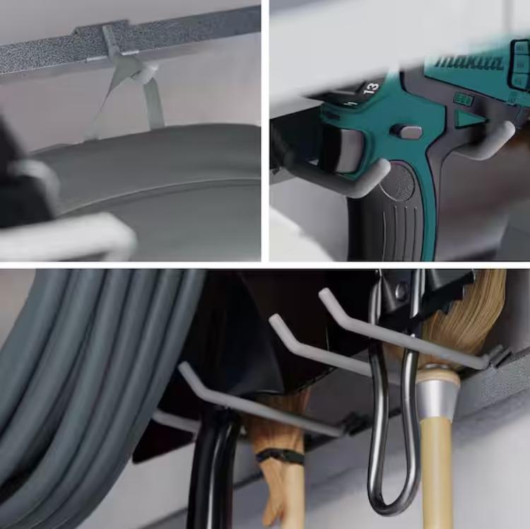 32" Shelf and Track Storage Extension Kit – Garage, Workshop & Home Storage System Upgrade