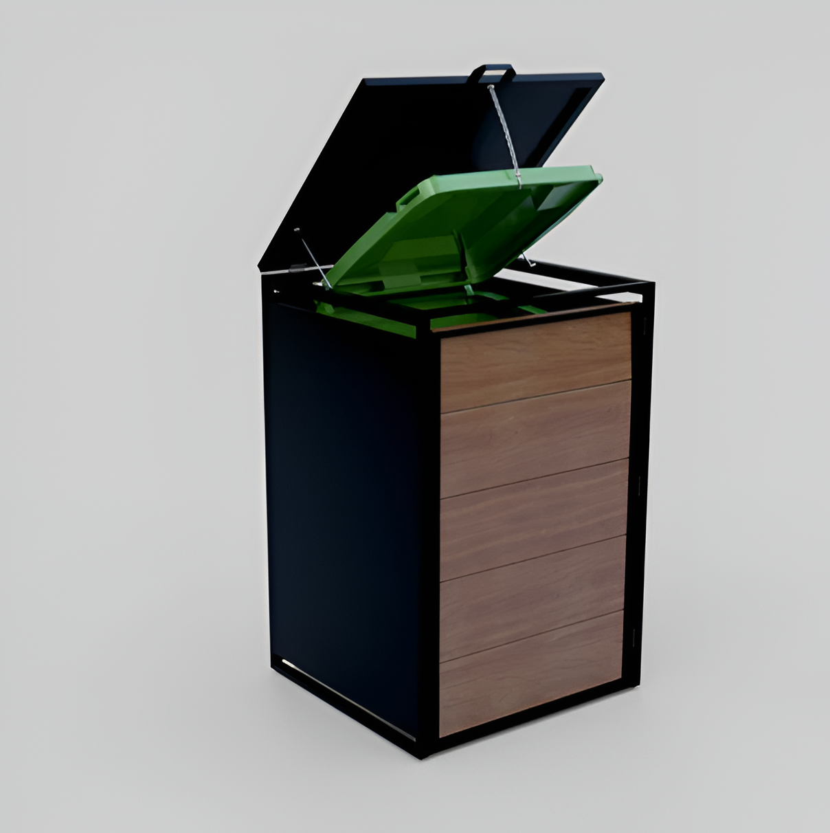 Garbage Bin Enclosure – Outdoor Trash Can Cover & Organizer