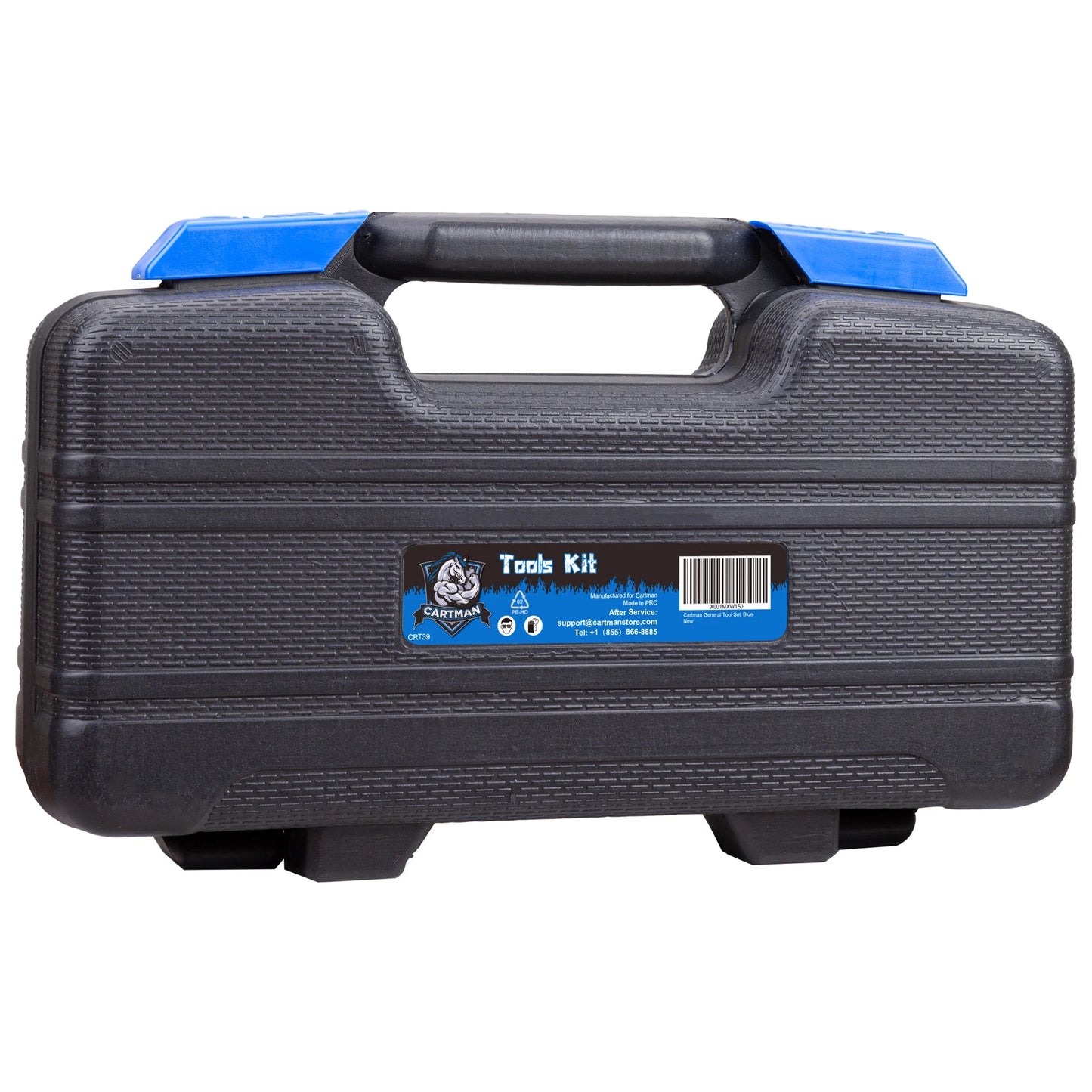 Blue 39-Piece DIY Tool Kit – Hand Tools Organized in Storage Case