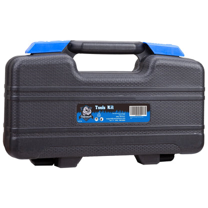 Blue 39-Piece DIY Tool Kit – Hand Tools Organized in Storage Case