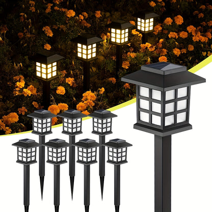 Solar Garden Lights Outdoor Waterproof Landscape LED Lights Pathway Yard
