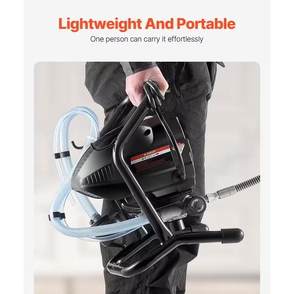 Stand Airless Paint Sprayer Electric Paint Sprayer Machine 650W 3000PSI