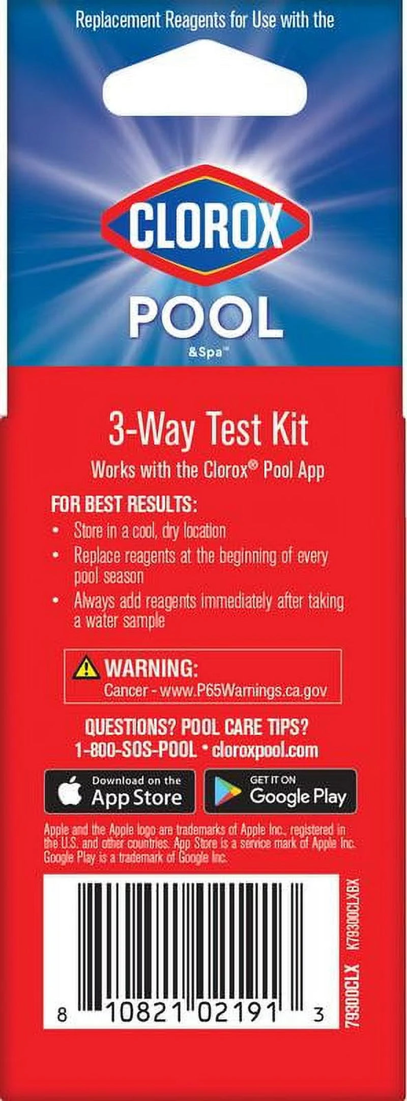 (2 Pack) Pool & Spa 3-Way Reagent Refills – 0.5 Fl Oz for Swimming Pool Water Testing