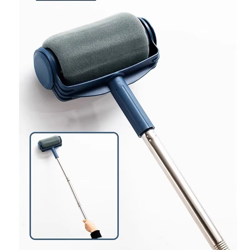 Multi Functional High Quality Handle Paint Roller Set Plastic Handle Painting Roller Brush for Office House Decoration