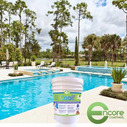 Cool Pool Concrete Deck Composite Coating Bundle – Covers 200 Sq Ft
