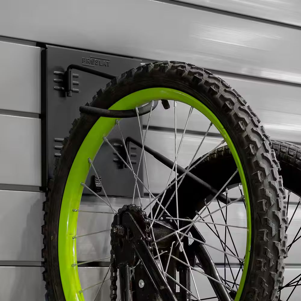 Stealth Sports Slat Wall Panel Kit – 12 Black Accessories, 50 lb Load Capacity, Garage & Workshop Storage