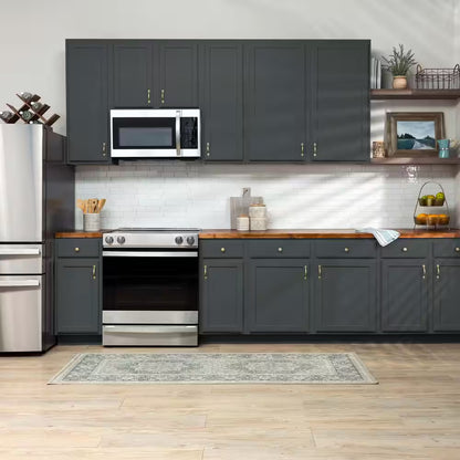 1 Qt. Satin Charcoal Interior Cabinet Paint Kit