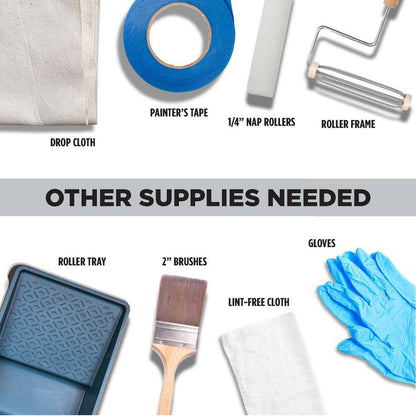 1 Qt. Satin Charcoal Interior Cabinet Paint Kit