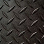 Textured Slip Resistant Diamond Plate 5 Ft. X 9 Ft. Black Garage Flooring Roll Vinyl Golf Cart Mat, 23 Sizes Available
