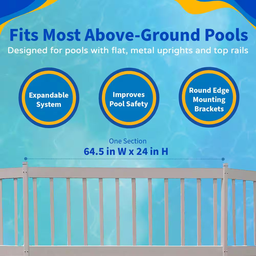 Above Ground Pool Fence Kit (8 Section)