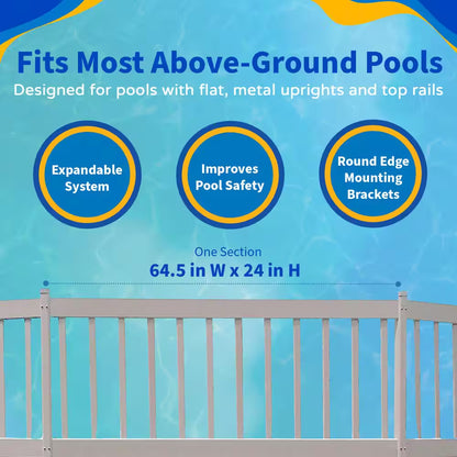 Above Ground Pool Fence Kit (8 Section)