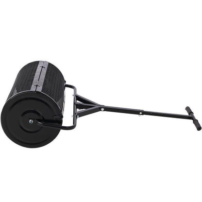 Adjustable Compost Spreader, Rust & Corrosion-Proof Lawn and Garden Peat Moss Spreader - 24-Inch 