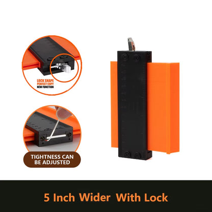 Contour Duplication Gauge Profile Tool Adjustable Lock Copy Irregular Shape Duplicator Irregular Welding Woodworking Tracing