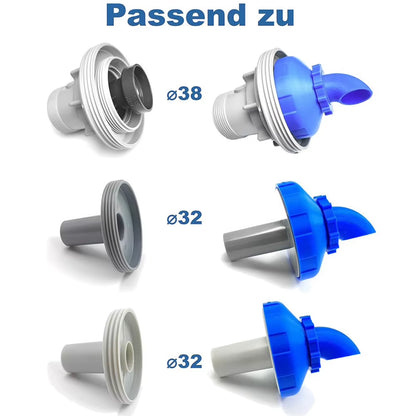 360° Rotatable Pool Jet Nozzle – Swimming Pool Return Inlet for Intex Outlet Pools