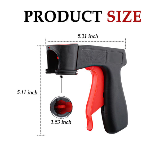 Reusable Aerosol Trigger Handle for Auto Repair