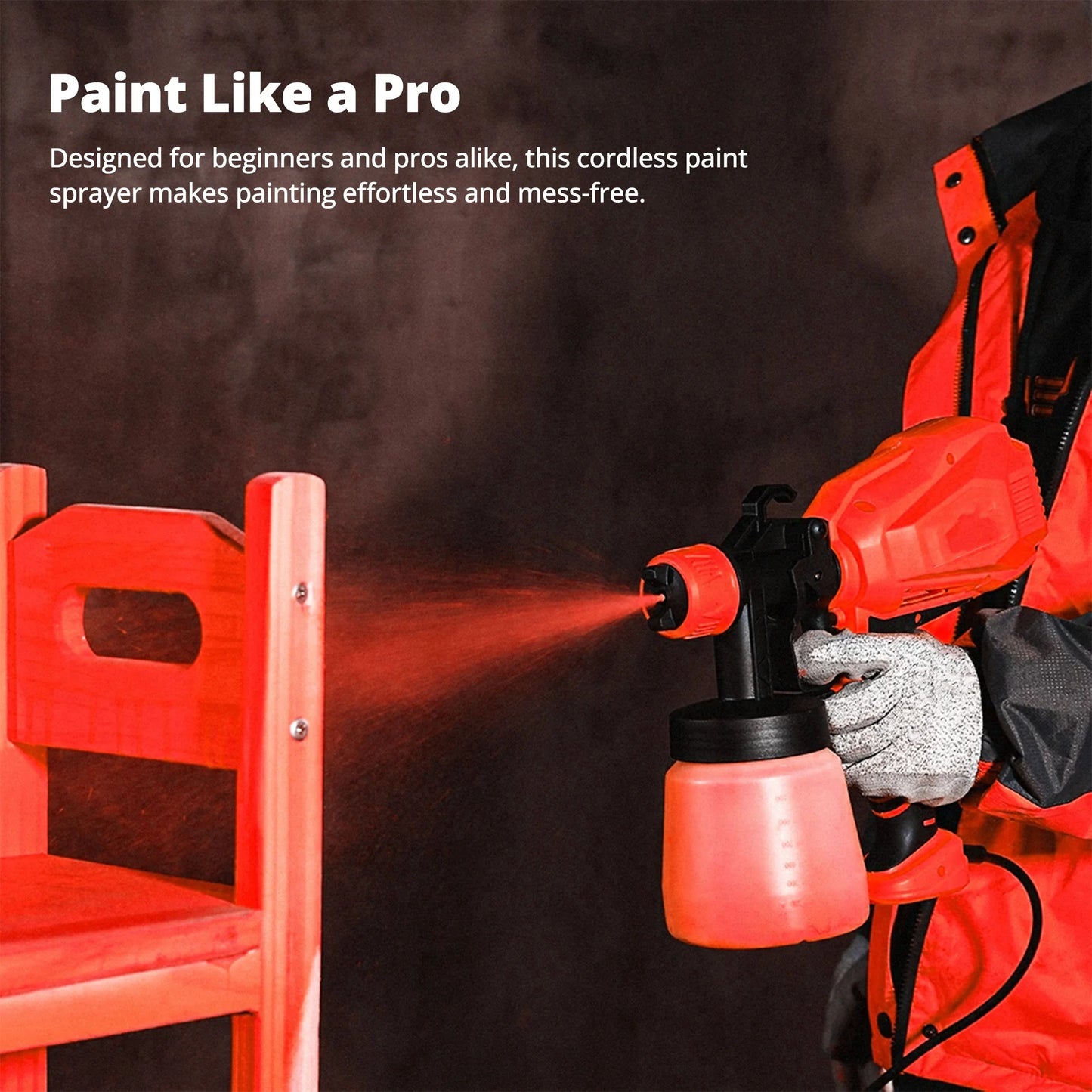 High-Pressure Cordless Paint Sprayer