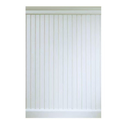 5/16 In. X 5-29/32 In. X 32 In. - 8 Lin. Ft. MDF Overlapping Wainscot Interior Paneling Kit