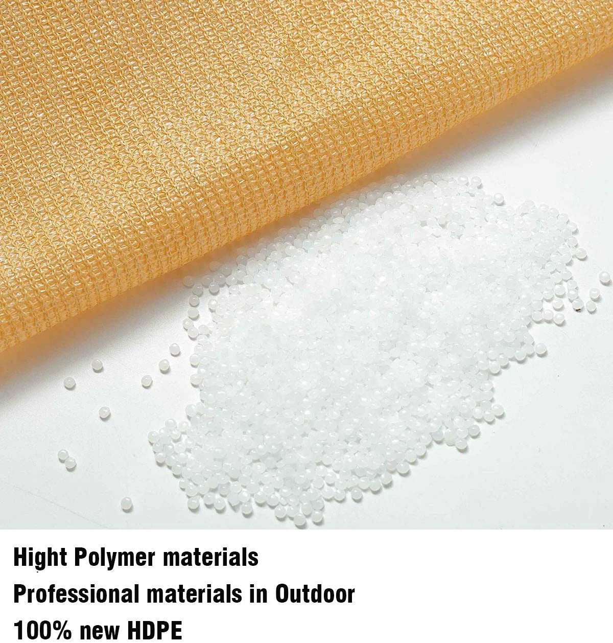 10' x 10' Sun Shade Sail – UV Block Canopy for Patio, Backyard, Lawn & Garden, Beige