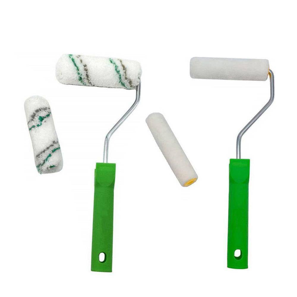 12-Piece Acrylic Paint Roller Kit – Complete Wall Painting Set with Roller Covers, Frames & Brushes