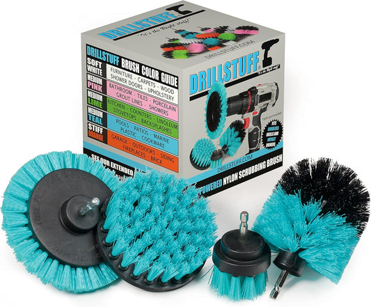 Aquatic Boat Cleaning Kit – Hull Brush Set, Deck Scrubbing Brushes, Spinning Drill Heads & Barnacle Removal Tools