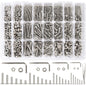 24-Size M2–M5 Hex Socket Flat Head Screw & Nut Kit – 304 Stainless Steel, 8mm–25mm