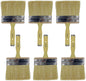 5-Inch Paint Brush Set – 6-Pack, Poly/Bristle Blend for Decks & Fences
