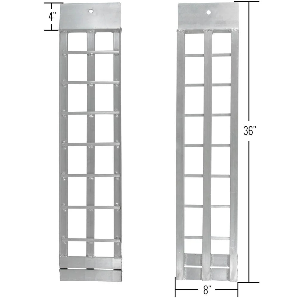 Dual Runner Shed Ramps - 750 Lb. per Axle Capacity