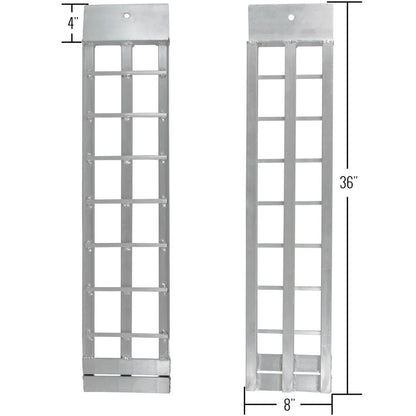 Dual Runner Shed Ramps - 750 Lb. per Axle Capacity