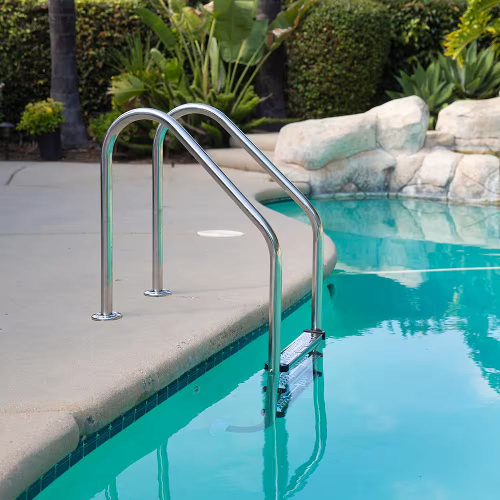 Stainless Steel Pool Ladder 3-Step for in Ground Pool