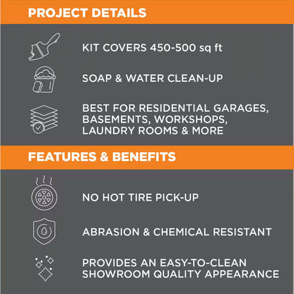 240 Oz. Tan Epoxy 1 Car Garage Floor Kit