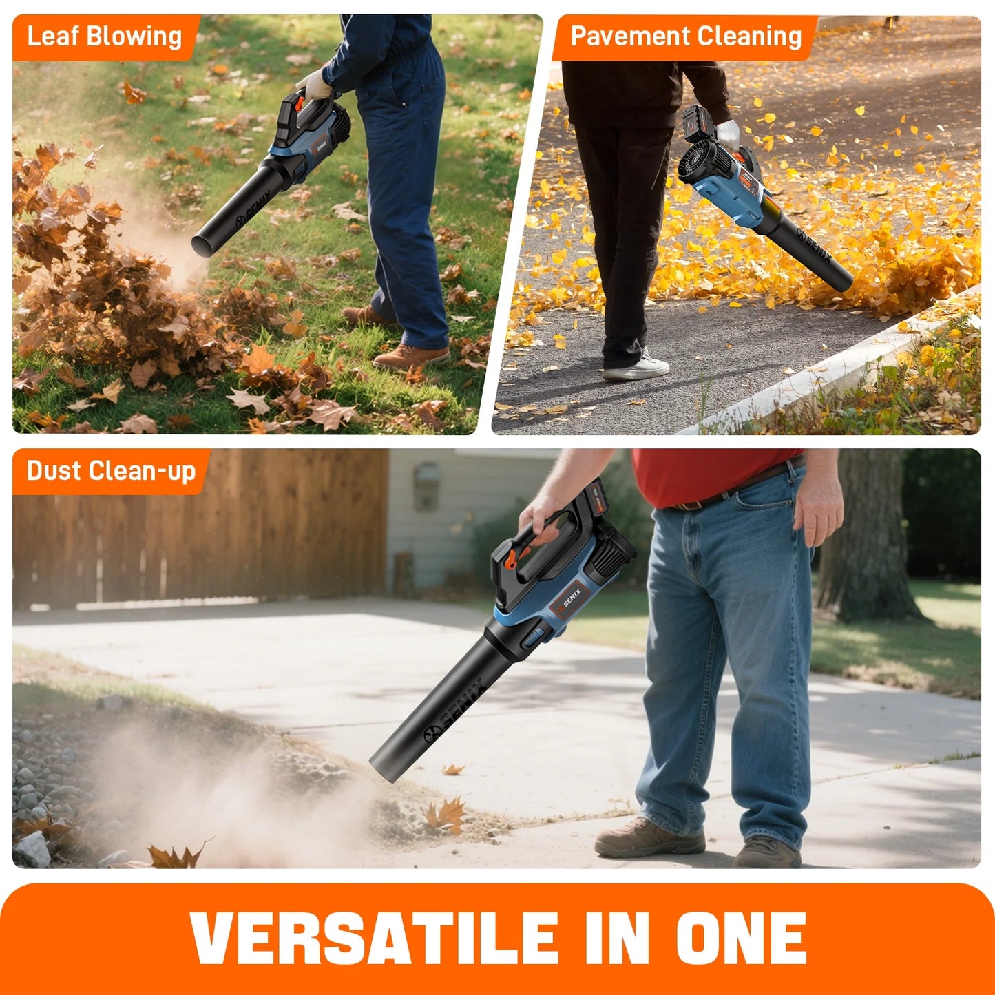 20 Volt Max* Cordless Leaf Blower, up to 350 CFM and 80 MPH, Variable Speed, Lightweight, (Tool Only) BLAX2-M-0