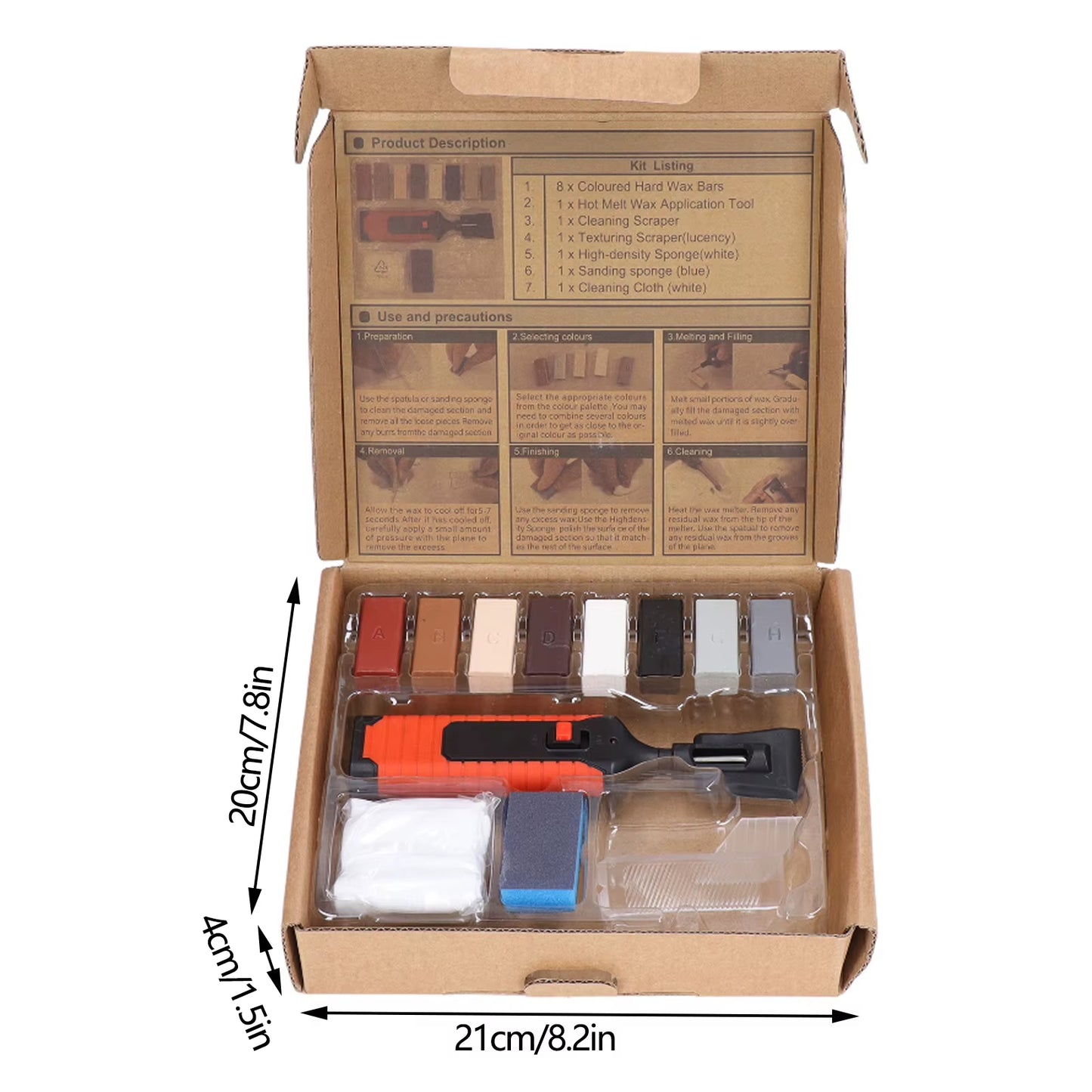 Ceramic Tile Repair Kit – Scratch & Crack Filling DIY Tool Set