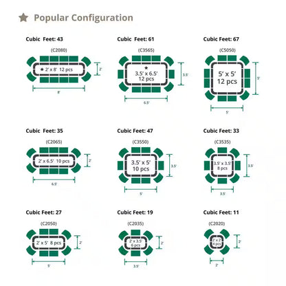 32 In. Extra-Tall 9-in-1 Modular Metal Raised Garden Bed Kit – Pearl White Planter for Vegetables & Flowers