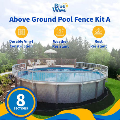 Above Ground Pool Fence Kit (8 Section)