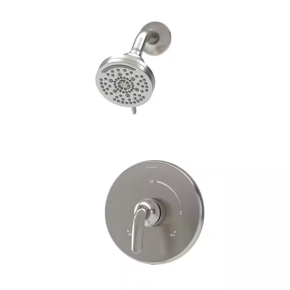 Elm Satin Nickel Shower Trim Kit – Single Handle, Wall Mount, 1.5 GPM, Valve Not Included