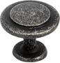 Antique Iron Cabinet Knobs – 1.25" Round Drawer Handles (10 Pack)
