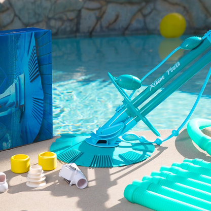 Automatic Suction Side Pool Cleaner, Creepy Crawler Pool Vacuum with Hose Set