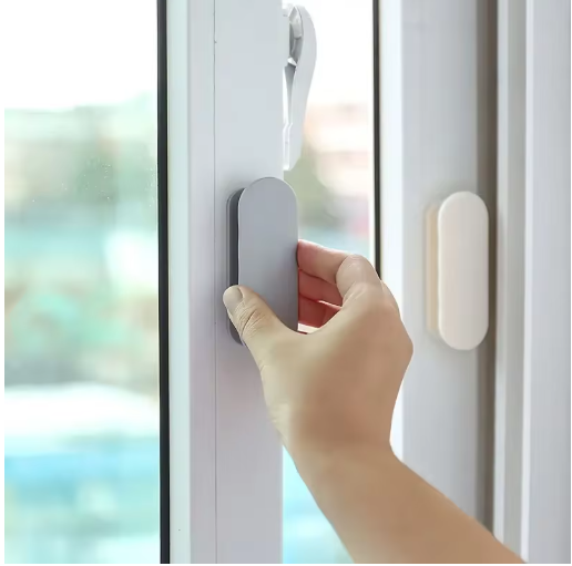 2PCS Window Cabinet Drawer Handles Self-Adhesive Door Wardrobe Handle Organizer Paste Open Sliding Door Knob Auxliary Device