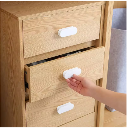 2PCS Window Cabinet Drawer Handles Self-Adhesive Door Wardrobe Handle Organizer Paste Open Sliding Door Knob Auxliary Device