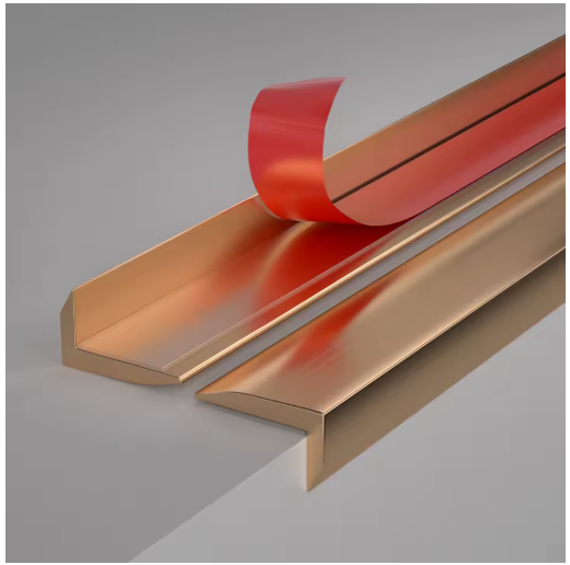 Metal L-Shaped Corner Protector – 10 Sheets, Right Angle Edge Stickers