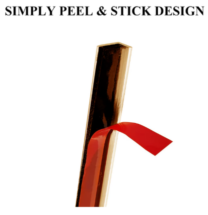 Metal L-Shaped Corner Protector – 10 Sheets, Right Angle Edge Stickers