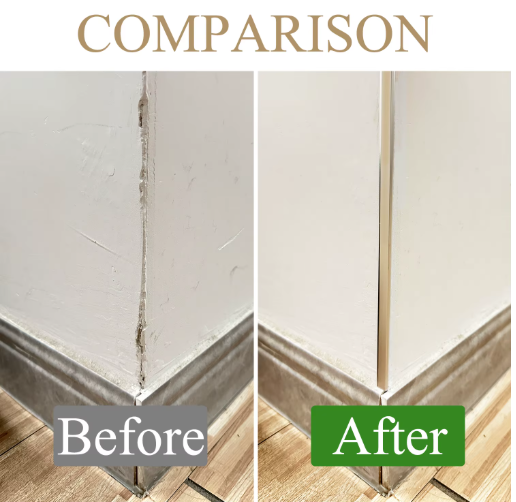 Metal L-Shaped Corner Protector – 10 Sheets, Right Angle Edge Stickers