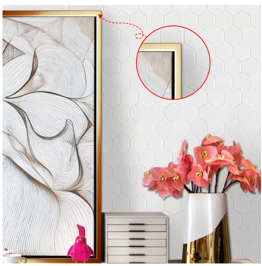 Metal L-Shaped Corner Protector – 10 Sheets, Right Angle Edge Stickers