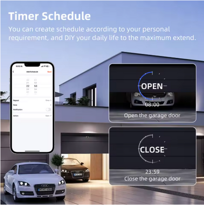 Wi-Fi Smart Garage Door Opener – Works with Alexa & Google Home