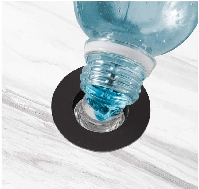 Built-In Kitchen Sink Soap Dispenser – 17oz Stainless Steel Lotion Dispenser, Brushed Nickel