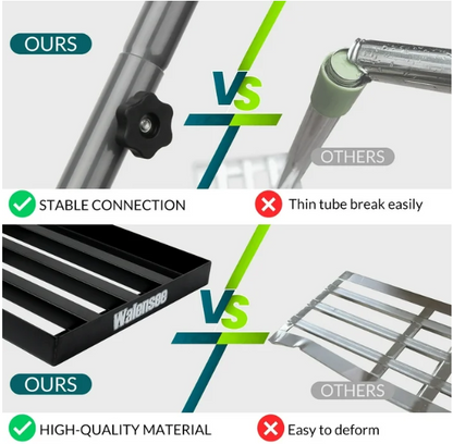 Lawn Leveling Rake, Heavy Duty Effort Saving Lawn Level Tool - 6.5FT 17"X10"