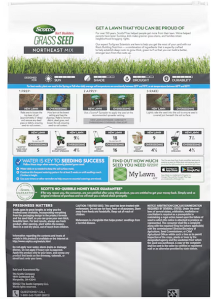 Turf Builder Northeast Mix 16-Lb Mixture/Blend Grass Seed