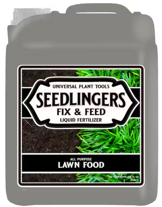 Fix and Feed Lawn Food 5 Gal – 640 fl. oz., Liquid Fertilizer for All Grass Types