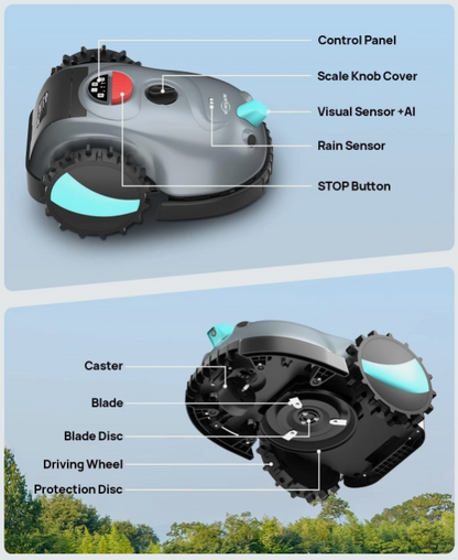 Smart Robot Lawn Mower – Grass Cutting Automation